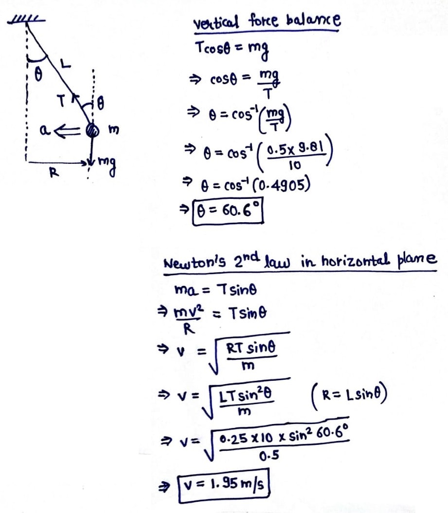 Physics homework question answer, step 1, image 1